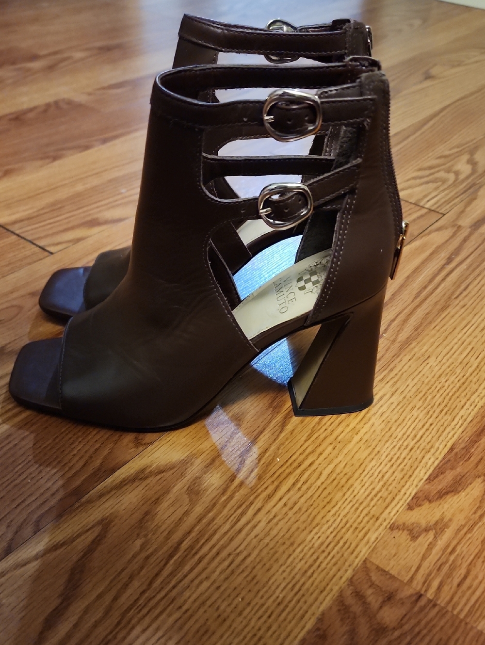 Vince Camuto Roskette Brown Heels